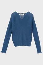 【スタニングルアー/STUNNING LURE】のrクルーネックリブニット 人気、トレンドファッション・服の通販 founy(ファニー) ファッション Fashion レディースファッション Fashion for Women トップス・カットソー Cut & Sew Tops ニット Knit Tops & Sweaters カジュアルプルオーバー・ニットトップス Pullovers & Knit Tops / Casual Pullovers シンプル Simple, Minimal スリット Slit, Slit Detail フォルム Silhouette, Form thumbnail ブルー|ID: prp329100004875485 ipo3291000000036365331