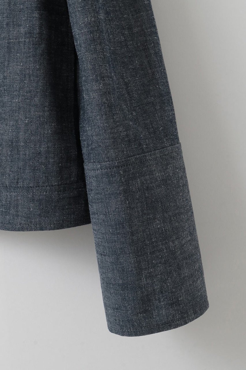 【ハー/HER.】のコットンリネンチャイナブラウス 人気、トレンドファッション・服の通販 founy(ファニー) 　ファッション　Fashion　レディースファッション　Fashion for Women　トップス・カットソー　Cut & Sew Tops　シャツ・ブラウス・オフィスカジュアル　Elegant Blouses & Button-Ups　ショルダー　Shoulder, Shoulder Strap　ジャケット　Jacket, Outerwear　スリーブ　Sleeve, Long Sleeve / Short Sleeve　リネン　Linen, Linen Fabric　ロング　Long, Long-Length　新作・新入荷　New Arrivals / New In　other-6|ID: prp329100004875495 ipo3291000000036365408