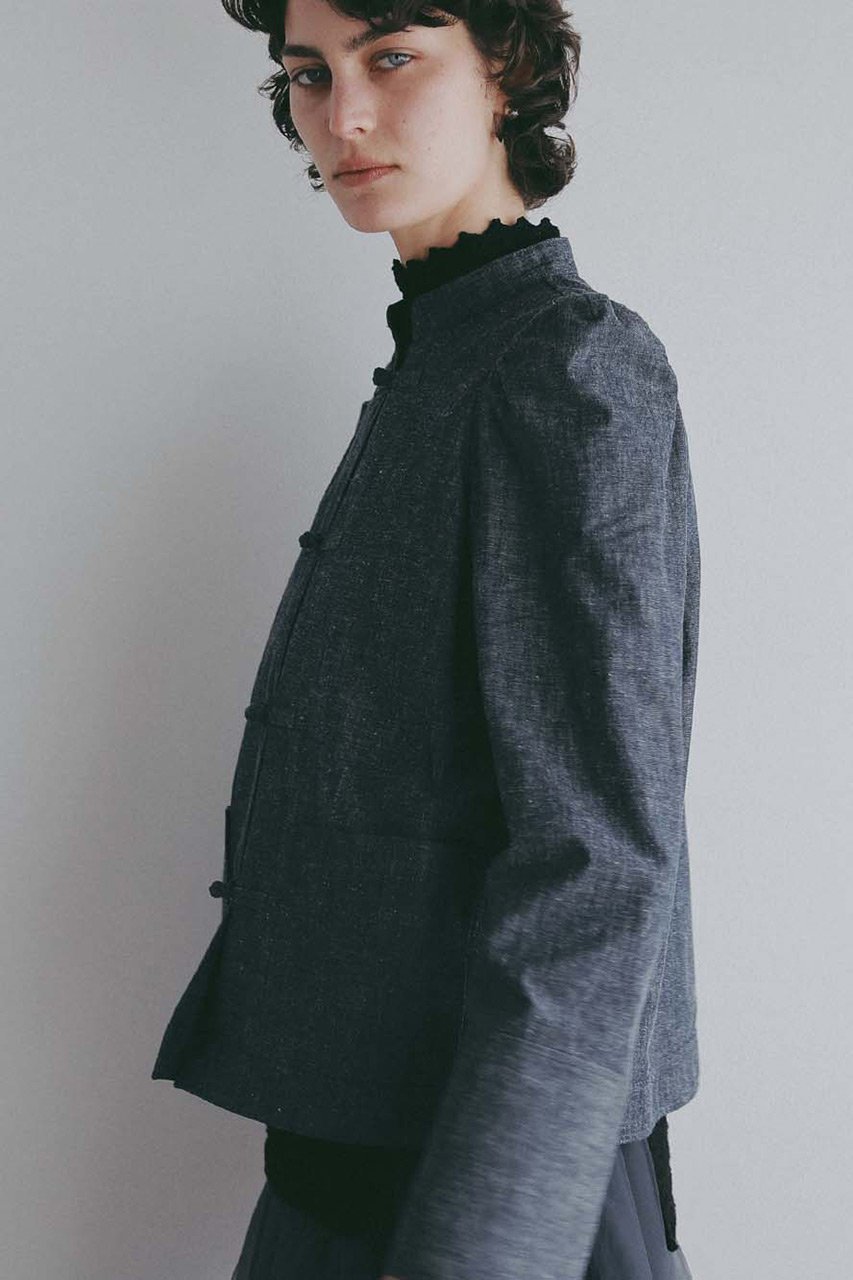 【ハー/HER.】のコットンリネンチャイナブラウス 人気、トレンドファッション・服の通販 founy(ファニー) 　ファッション　Fashion　レディースファッション　Fashion for Women　トップス・カットソー　Cut & Sew Tops　シャツ・ブラウス・オフィスカジュアル　Elegant Blouses & Button-Ups　ショルダー　Shoulder, Shoulder Strap　ジャケット　Jacket, Outerwear　スリーブ　Sleeve, Long Sleeve / Short Sleeve　リネン　Linen, Linen Fabric　ロング　Long, Long-Length　新作・新入荷　New Arrivals / New In　other-8|ID: prp329100004875495 ipo3291000000036365410