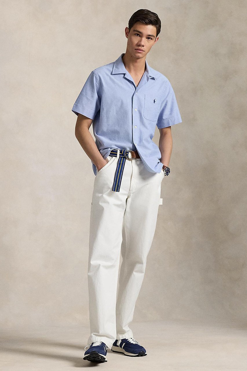 【ラルフローレン/RALPH LAUREN / MEN】の【MEN】【POLO RALPH LAUREN】クラシック フィット オックスフォード キャンプ シャツ 人気、トレンドファッション・服の通販 founy(ファニー) 　ファッション　Fashion　メンズファッション　Fashion for Men　クラシック　Classic, Timeless Style　ショート　Short, Short Length　ストレート　Straight, Straight Cut　スリーブ　Sleeve, Long Sleeve / Short Sleeve　フィット　Fit, Slim Fit　半袖　Short Sleeve, Half Sleeve　夏　Summer　新作・新入荷　New Arrivals / New In　other-2|ID: prp329100004875498 ipo3291000000036365433