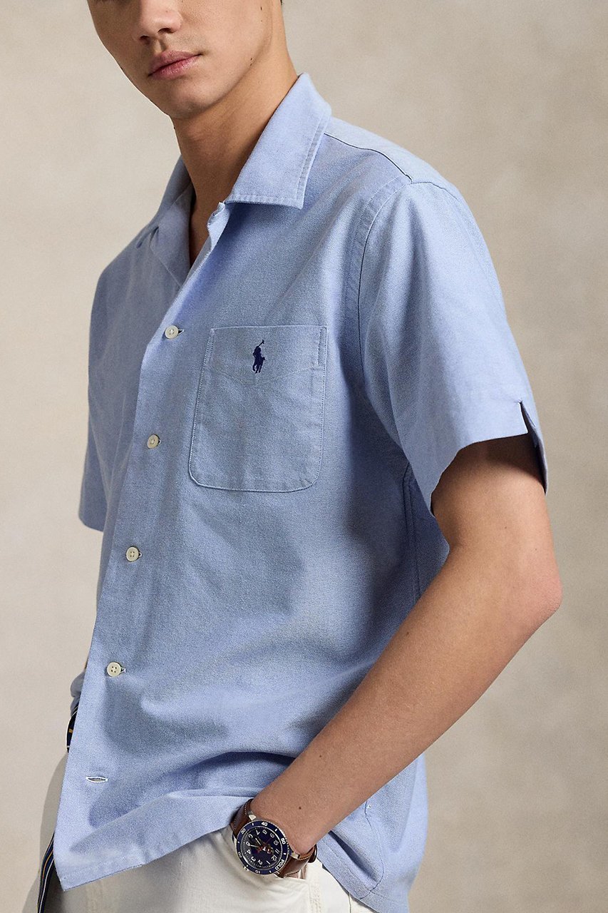 【ラルフローレン/RALPH LAUREN / MEN】の【MEN】【POLO RALPH LAUREN】クラシック フィット オックスフォード キャンプ シャツ 人気、トレンドファッション・服の通販 founy(ファニー) 　ファッション　Fashion　メンズファッション　Fashion for Men　クラシック　Classic, Timeless Style　ショート　Short, Short Length　ストレート　Straight, Straight Cut　スリーブ　Sleeve, Long Sleeve / Short Sleeve　フィット　Fit, Slim Fit　半袖　Short Sleeve, Half Sleeve　夏　Summer　新作・新入荷　New Arrivals / New In　other-3|ID: prp329100004875498 ipo3291000000036365434
