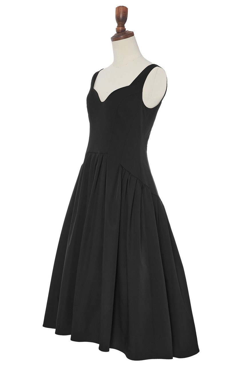 【デイジーリン/DAISY LIN】のBlack Dress “Dramatic Shape” 人気、トレンドファッション・服の通販 founy(ファニー) 　ファッション　Fashion　レディースファッション　Fashion for Women　ワンピース　Dresses　フォーマル・パーティードレス・結婚式用ドレス　Elegant & Casual Dresses　チュニック　Tunic Tops & Dresses　ウォッシャブル　Machine Washable　エレガント 上品　Elegant　ギャザー　Gathered, Ruffled　シェイプ　Shape, Slim Fit　ストレッチ　Stretch, Stretchy Fabric　チュニック　Tunic, Long Top　デコルテ　Décolleté, Neckline　バランス　Balance, Style Balance　新作・新入荷　New Arrivals / New In　other-2|ID: prp329100004875502 ipo3291000000036365464