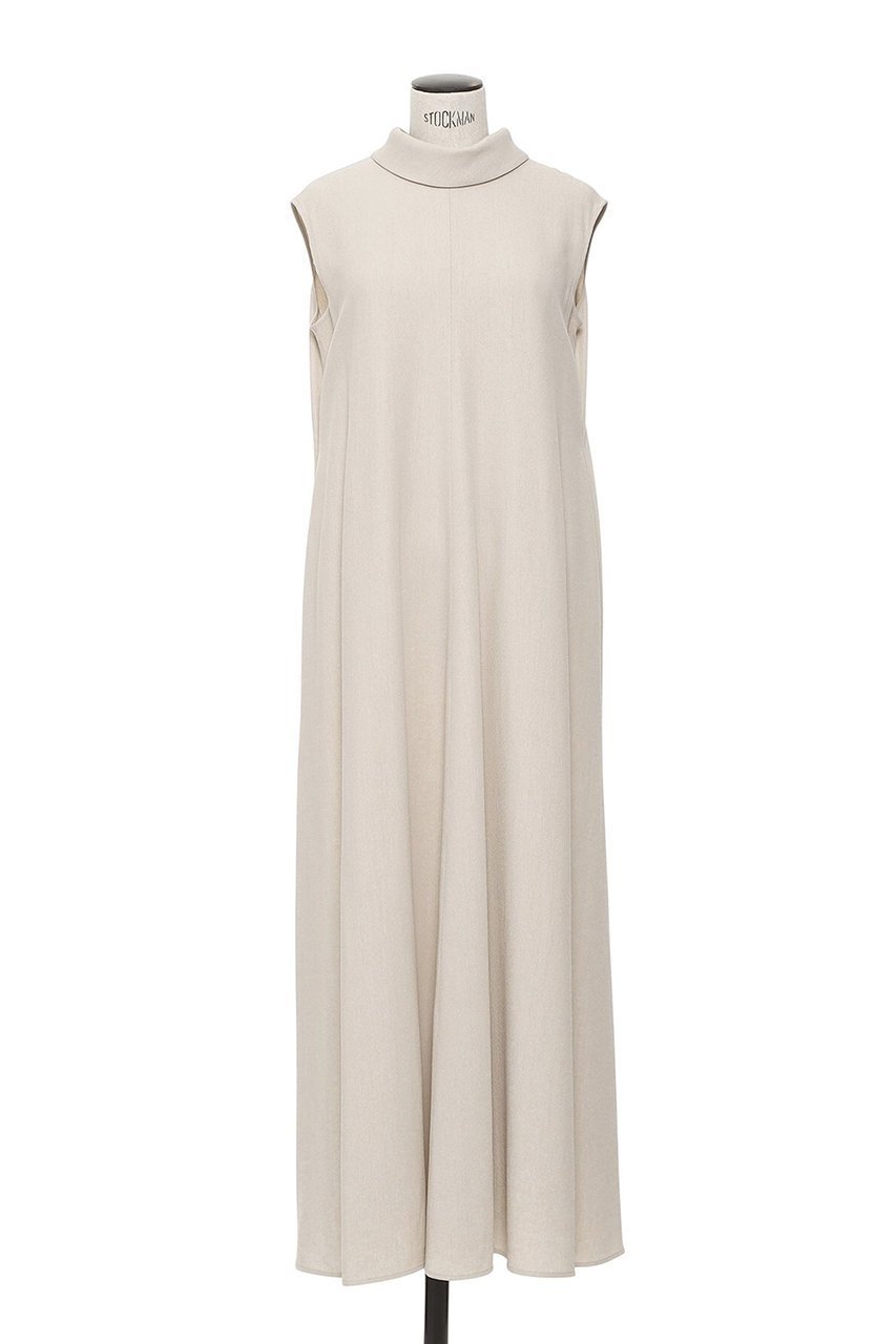 【オブリオ/AUBRIOT】のリッチドライトリコチンワンピース インテリア・キッズ・メンズ・レディースファッション・服の通販 founy(ファニー) 　ファッション　Fashion　レディースファッション　Fashion for Women　ワンピース　Dresses　チュニック　Tunic Tops & Dresses　なめらか　Smooth, Silky Texture　イタリア　Italy　チュニック　Tunic, Long Top　ドレープ　Drape, Draping Fabric　ハイネック　High Neck, Mock Neck　モダン　Modern, Contemporary　ラグジュアリー　Luxury, Elegant　ロング　Long, Long-Length　新作・新入荷　New Arrivals / New In　ライトベージュ|ID: prp329100004875520 ipo3291000000036365600