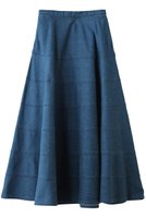 【デザイン ワークス/DESIGN WORKS】のデニムパネルドフレアスカート 人気、トレンドファッション・服の通販 founy(ファニー) ファッション Fashion レディースファッション Fashion for Women スカート Skirts Aライン・フレアスカート A-Line & Flared Skirts ロングスカート Long Skirts / Maxi & Midi Skirts シンプル Simple, Minimal バランス Balance, Style Balance フレア Flare, Flared ロング Long, Long-Length 春 Spring |ID:prp329100004875539