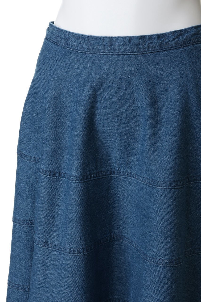 【デザイン ワークス/DESIGN WORKS】のデニムパネルドフレアスカート 人気、トレンドファッション・服の通販 founy(ファニー) 　ファッション　Fashion　レディースファッション　Fashion for Women　スカート　Skirts　Aライン・フレアスカート　A-Line & Flared Skirts　ロングスカート　Long Skirts / Maxi & Midi Skirts　シンプル　Simple, Minimal　バランス　Balance, Style Balance　フレア　Flare, Flared　ロング　Long, Long-Length　新作・新入荷　New Arrivals / New In　春　Spring　other-5|ID: prp329100004875539 ipo3291000000036365738