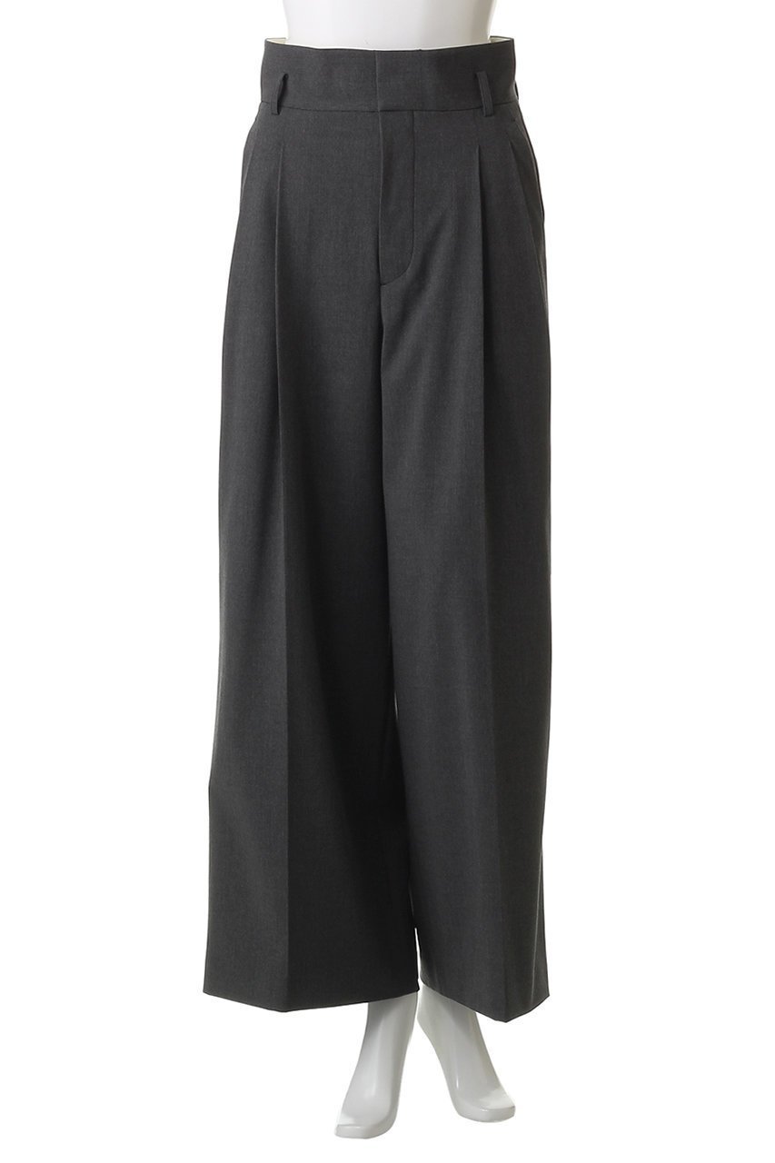 【アンクレイヴ/uncrave】のTRツイル ワイドトラウザー 人気、トレンドファッション・服の通販 founy(ファニー) 　ファッション　Fashion　レディースファッション　Fashion for Women　パンツ　Pants & Trousers　ジャケット　Jacket, Outerwear　ツイル　Twist, Twisted Detail　フロント　Front, Front Design　ベーシック　Basic, Essential　other-2|ID: prp329100004875557 ipo3291000000036365863