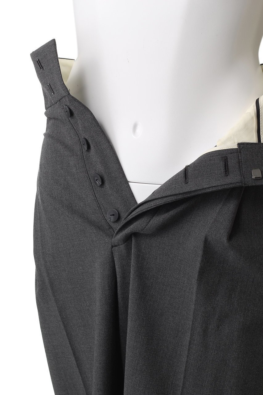 【アンクレイヴ/uncrave】のTRツイル ワイドトラウザー 人気、トレンドファッション・服の通販 founy(ファニー) 　ファッション　Fashion　レディースファッション　Fashion for Women　パンツ　Pants & Trousers　ジャケット　Jacket, Outerwear　ツイル　Twist, Twisted Detail　フロント　Front, Front Design　ベーシック　Basic, Essential　other-6|ID: prp329100004875557 ipo3291000000036365867