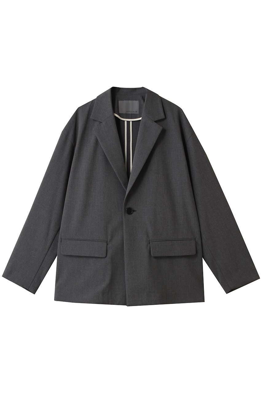 【アンクレイヴ/uncrave】のTRツイル ジャケット インテリア・キッズ・メンズ・レディースファッション・服の通販 founy(ファニー) 　ファッション　Fashion　レディースファッション　Fashion for Women　アウター　Coat / Outerwear Collection　レディースジャケット・軽アウター　Jackets　ジャケット　Jacket, Outerwear　ツイル　Twist, Twisted Detail　パイピング　Piping, Trim Design　ロールアップ　Roll-Up, Cuffed Hem　チャコール|ID: prp329100004875558 ipo3291000000036365871