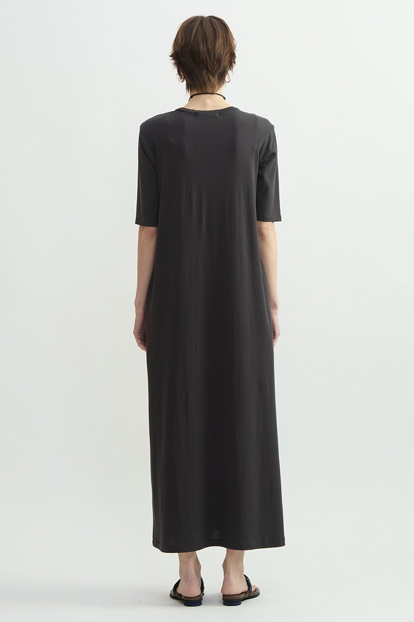 【プレインピープル/PLAIN PEOPLE】のスーピマヘンプジャージーハーフスリーブワンピース 人気、トレンドファッション・服の通販 founy(ファニー) 　ファッション　Fashion　レディースファッション　Fashion for Women　ワンピース　Dresses　チュニック　Tunic Tops & Dresses　スーピマ　Supima, Premium Cotton　チュニック　Tunic, Long Top　リネン　Linen, Linen Fabric　ロング　Long, Long-Length　新作・新入荷　New Arrivals / New In　other-3|ID: prp329100004875571 ipo3291000000036365945