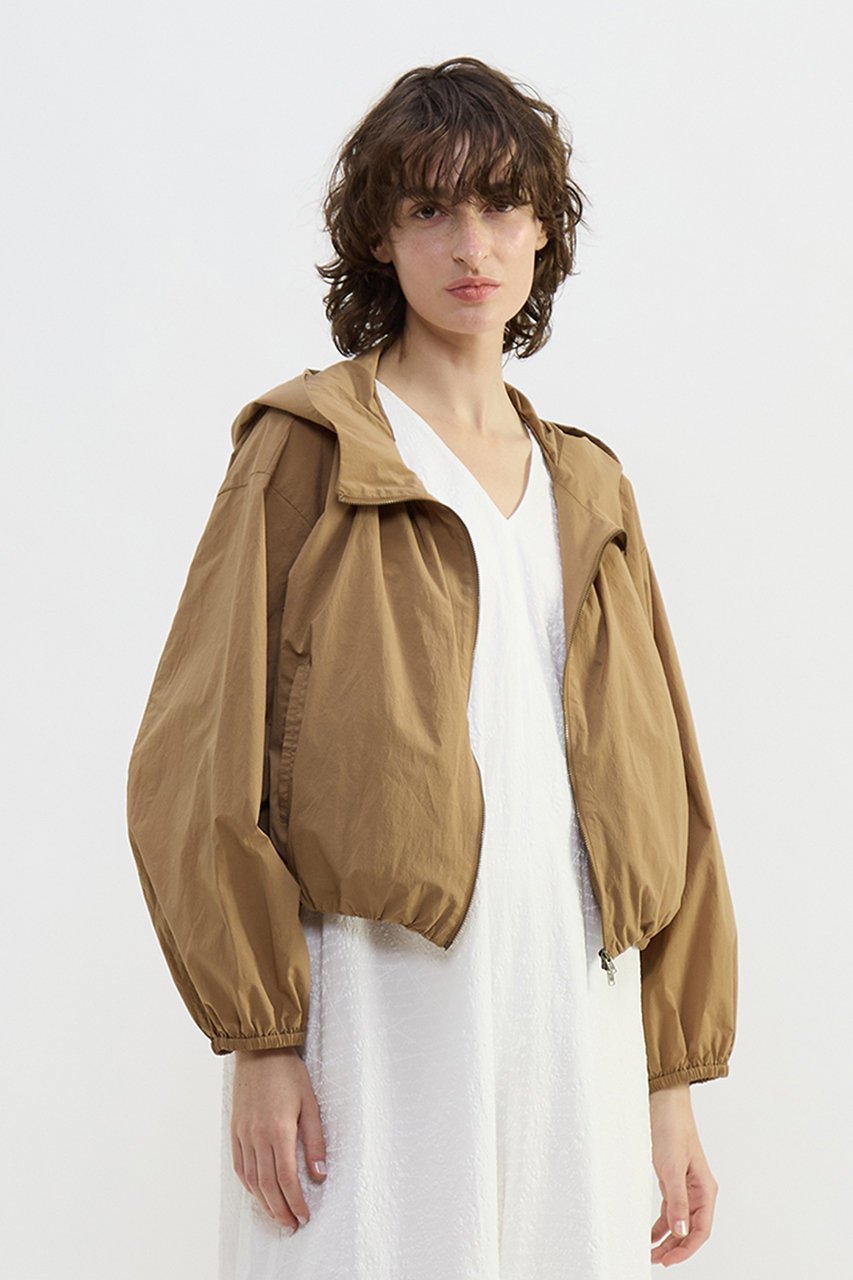 【プレインピープル/PLAIN PEOPLE】のコットンナイロンワッシャーバルーンフーディーブルゾン 人気、トレンドファッション・服の通販 founy(ファニー) 　ファッション　Fashion　レディースファッション　Fashion for Women　アウター　Coat / Outerwear Collection　レディースジャケット・軽アウター　Jackets　ブルゾンジャケット・スポーティアウター　Blouson Jackets　シンプル　Simple, Minimal　ジャケット　Jacket, Outerwear　タイプライター　Typewriter Fabric, Crisp Cotton　タンブラー　Tumbler, Travel Mug　バルーン　Balloon, Balloon Silhouette　ブルゾン　Blouson, Bomber Jacket　ワッシャー　Washer, Crinkled Finish　新作・新入荷　New Arrivals / New In　旅行　Travel　other-4|ID: prp329100004875573 ipo3291000000036365969