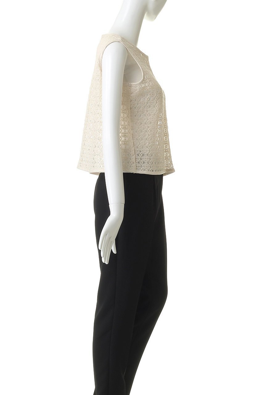 【ミズイロ インド/mizuiro ind】のlace crew neck vest ベスト 人気、トレンドファッション・服の通販 founy(ファニー) 　ファッション　Fashion　レディースファッション　Fashion for Women　トップス・カットソー　Cut & Sew Tops　ニット　Knit Tops & Sweaters　ベスト&ジレ / 重ね着スタイル　Vests & Gilets　カジュアルプルオーバー・ニットトップス　Pullovers & Knit Tops / Casual Pullovers　クラシカル　Classical, Vintage-Inspired　バランス　Balance, Style Balance　フェミニン　Feminine, Girly　ベスト　Vest, Waistcoat　レース　Lace, Lace Fabric　エレガント 上品　Elegant　新作・新入荷　New Arrivals / New In　other-3|ID: prp329100004875581 ipo3291000000036366018