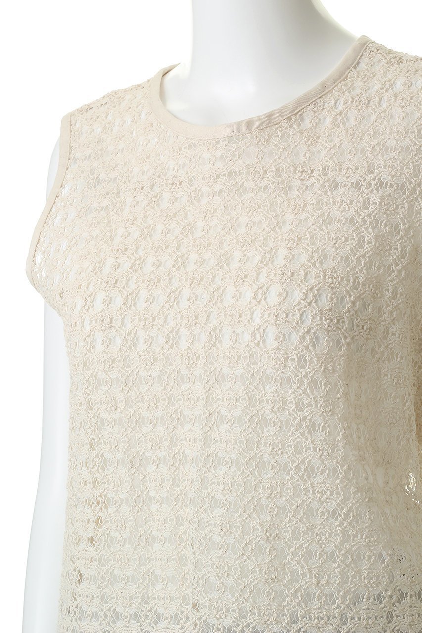 【ミズイロ インド/mizuiro ind】のlace crew neck vest ベスト 人気、トレンドファッション・服の通販 founy(ファニー) 　ファッション　Fashion　レディースファッション　Fashion for Women　トップス・カットソー　Cut & Sew Tops　ニット　Knit Tops & Sweaters　ベスト&ジレ / 重ね着スタイル　Vests & Gilets　カジュアルプルオーバー・ニットトップス　Pullovers & Knit Tops / Casual Pullovers　クラシカル　Classical, Vintage-Inspired　バランス　Balance, Style Balance　フェミニン　Feminine, Girly　ベスト　Vest, Waistcoat　レース　Lace, Lace Fabric　エレガント 上品　Elegant　新作・新入荷　New Arrivals / New In　other-5|ID: prp329100004875581 ipo3291000000036366020