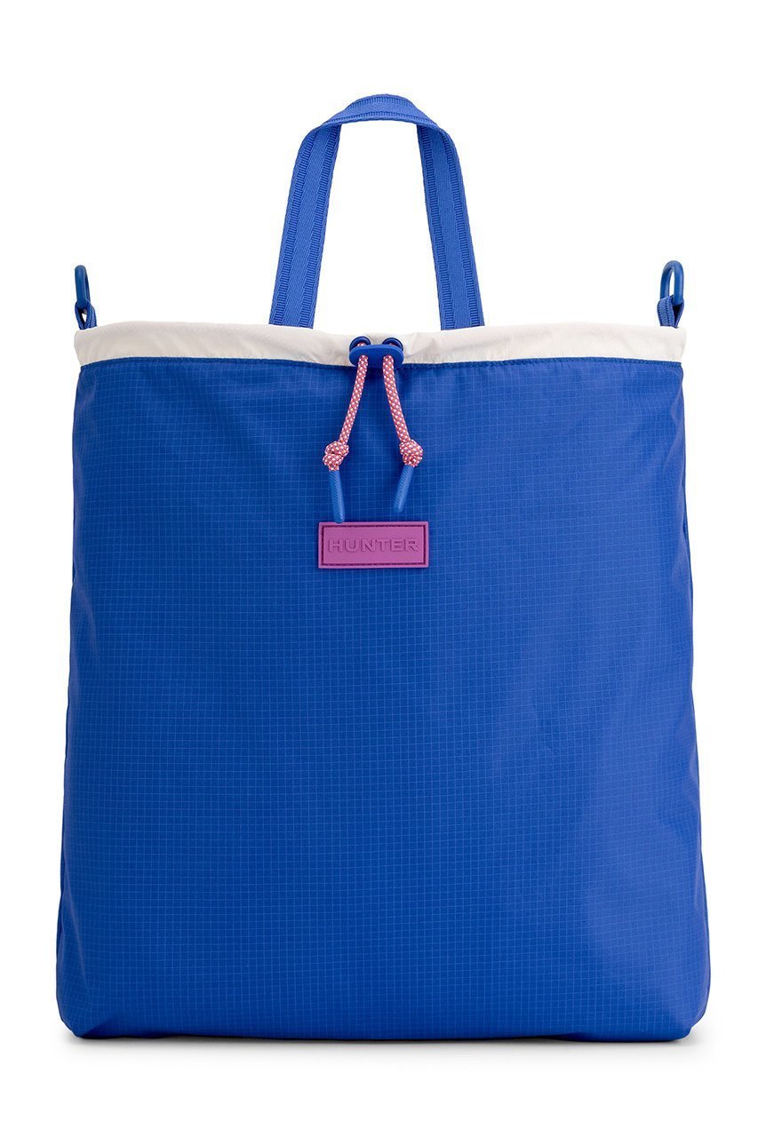 【ハンター/HUNTER】のトラベル マルチファンクション パッカブル トート インテリア・キッズ・メンズ・レディースファッション・服の通販 founy(ファニー) 　ファッション　Fashion　レディースファッション　Fashion for Women　バッグ　Bags　アウトドア　Outdoor Clothing　軽量　Lightweight, Ultra Light　トラベル　Travel, Travel Gear　プリント　Print, Printed Pattern　ポーチ　Pouch, Small Case　ユニセックス　Unisex, Genderless　リップ　Lip, Lip Motif　リバーシブル　Reversible, Two-Sided　旅行　Travel　新作・新入荷　New Arrivals / New In　ビジネス 仕事 通勤　Business / Work / Commuting　ブルー/ホワイト/フューシャ|ID: prp329100004875583 ipo3291000000036366029