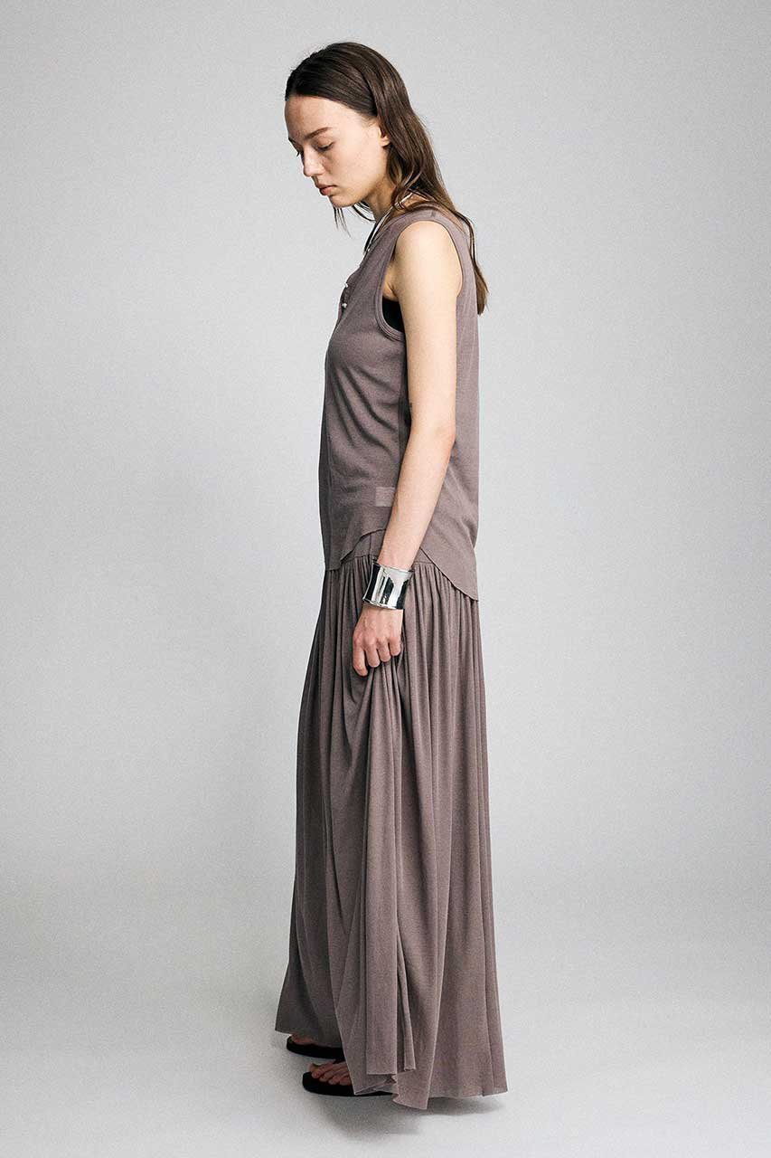 【ブリル/BRILL】のフライスギャザースカート 人気、トレンドファッション・服の通販 founy(ファニー) 　ファッション　Fashion　レディースファッション　Fashion for Women　スカート　Skirts　ロングスカート　Long Skirts / Maxi & Midi Skirts　ギャザー　Gathered, Ruffled　ロング　Long, Long-Length　新作・新入荷　New Arrivals / New In　other-7|ID: prp329100004875602 ipo3291000000036366185