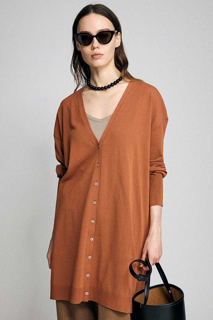 【ブリル/BRILL】のICE FINEロングカーディガン 人気、トレンドファッション・服の通販 founy(ファニー) 　ファッション　Fashion　レディースファッション　Fashion for Women　トップス・カットソー　Cut & Sew Tops　ニット　Knit Tops & Sweaters　カーディガン・羽織り　Layered Style Cardigans　イタリア　Italy　インド　Indian Textile　カーディガン　Cardigan, Knitwear　コンパクト　Compact, Small Size　ロング　Long, Long-Length　夏　Summer　新作・新入荷　New Arrivals / New In　other-2|ID: prp329100004875604 ipo3291000000036366191