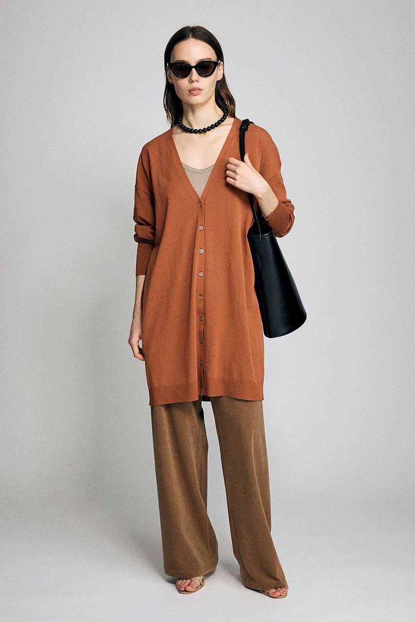 【ブリル/BRILL】のICE FINEロングカーディガン 人気、トレンドファッション・服の通販 founy(ファニー) 　ファッション　Fashion　レディースファッション　Fashion for Women　トップス・カットソー　Cut & Sew Tops　ニット　Knit Tops & Sweaters　カーディガン・羽織り　Layered Style Cardigans　イタリア　Italy　インド　Indian Textile　カーディガン　Cardigan, Knitwear　コンパクト　Compact, Small Size　ロング　Long, Long-Length　夏　Summer　新作・新入荷　New Arrivals / New In　other-6|ID: prp329100004875604 ipo3291000000036366197