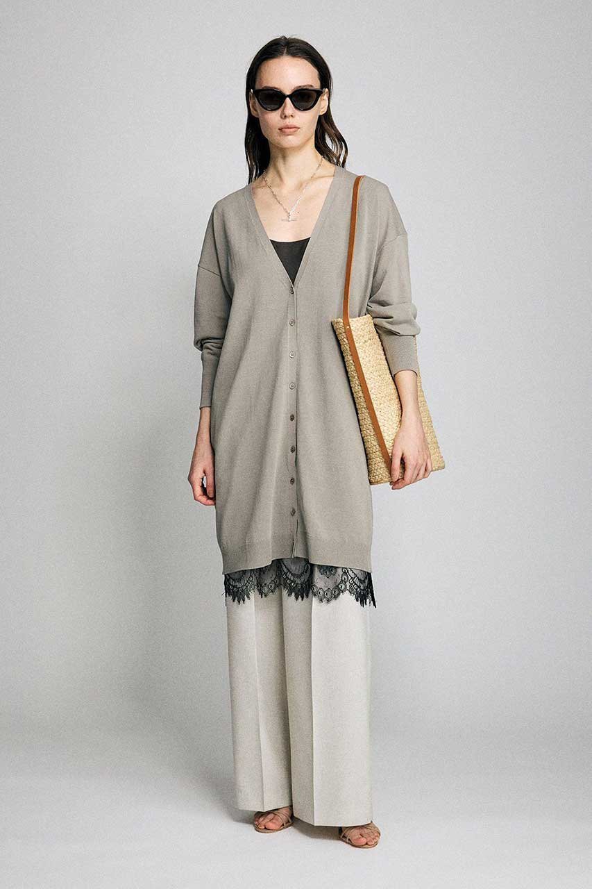 【ブリル/BRILL】のICE FINEロングカーディガン 大人の最旬トレンドファッション＆コーディネート founy(ファウニー) 　ファッション　Fashion　レディースファッション　Fashion for Women　トップス・カットソー　Cut & Sew Tops　ニット　Knit Tops & Sweaters　カーディガン・羽織り　Layered Style Cardigans　イタリア　Italy　インド　Indian Textile　カーディガン　Cardigan, Knitwear　コンパクト　Compact, Small Size　ロング　Long, Long-Length　夏　Summer　other-5|ID: prp329100004875604 ipo3291000000036383093