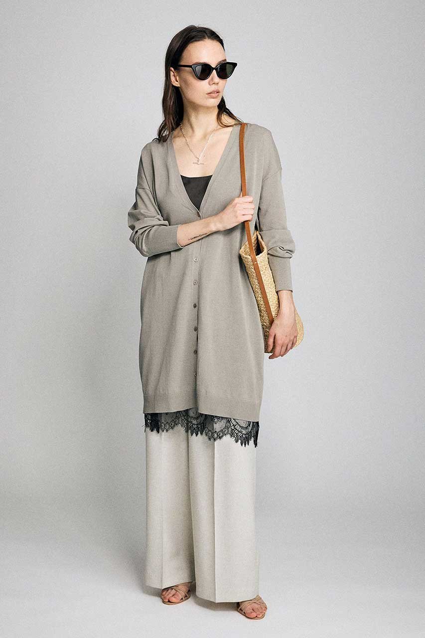 【ブリル/BRILL】のICE FINEロングカーディガン 大人の最旬トレンドファッション＆コーディネート founy(ファウニー) 　ファッション　Fashion　レディースファッション　Fashion for Women　トップス・カットソー　Cut & Sew Tops　ニット　Knit Tops & Sweaters　カーディガン・羽織り　Layered Style Cardigans　イタリア　Italy　インド　Indian Textile　カーディガン　Cardigan, Knitwear　コンパクト　Compact, Small Size　ロング　Long, Long-Length　夏　Summer　other-7|ID: prp329100004875604 ipo3291000000036383095
