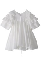 【アユーシ/AAYUSHI】のダブルラッフルブラウス 人気、トレンドファッション・服の通販 founy(ファニー) ファッション Fashion レディースファッション Fashion for Women トップス・カットソー Cut & Sew Tops シャツ・ブラウス・オフィスカジュアル Elegant Blouses & Button-Ups インド Indian Textile ショート Short, Short Length シルク Silk, 100% Silk スラックス Slacks, Dress Pants スリーブ Sleeve, Long Sleeve / Short Sleeve ダウン Down, Puffer デニム Denim, Jeans Material バランス Balance, Style Balance モダン Modern, Contemporary ラッフル Ruffle, Frill おすすめ Recommended / Our Picks エレガント 上品 Elegant 新作・新入荷 New Arrivals / New In thumbnail ホワイト|ID: prp329100004875606 ipo3291000000036366203