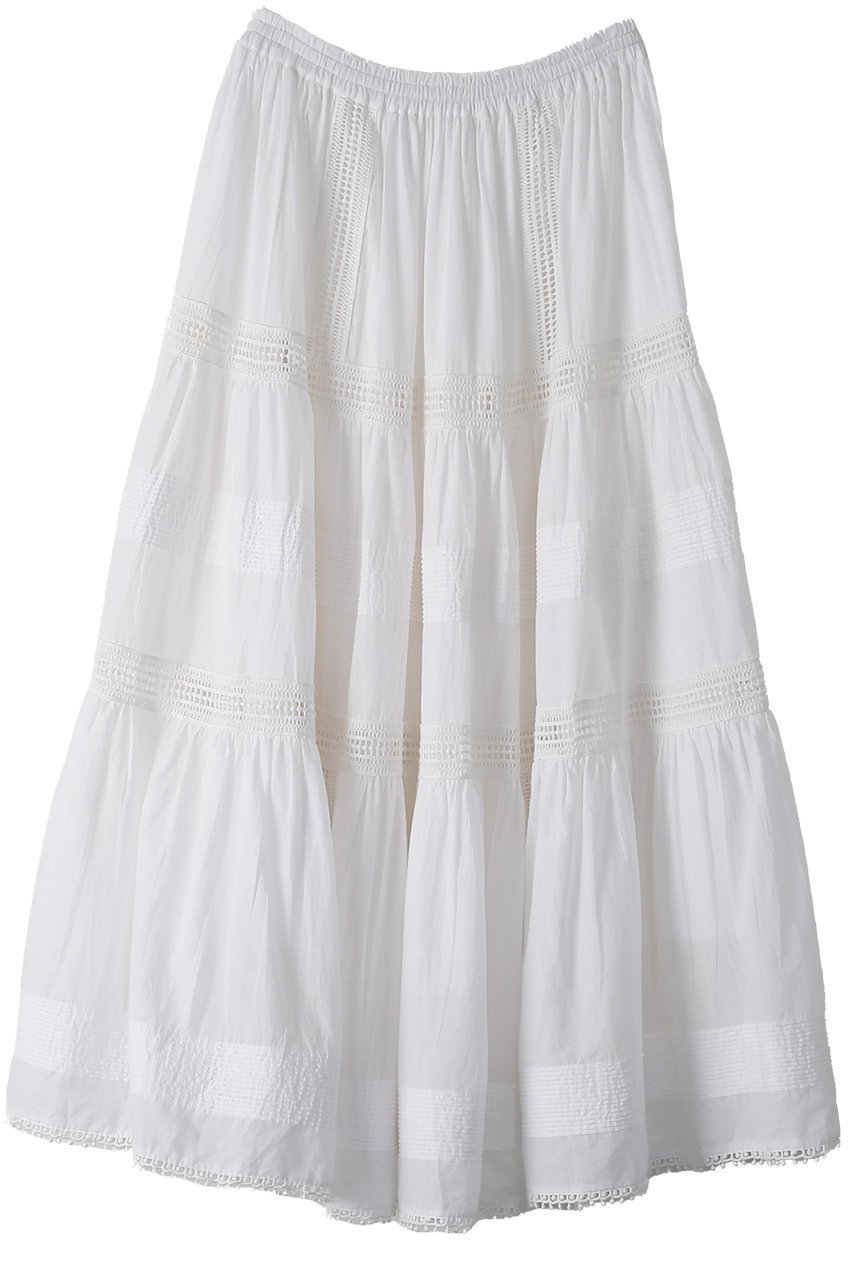 【アユーシ/AAYUSHI】のエアリーティアードスカート 人気、トレンドファッション・服の通販 founy(ファニー) 　ファッション　Fashion　レディースファッション　Fashion for Women　スカート　Skirts　ティアードスカート　Tiered Skirts　ロングスカート　Long Skirts / Maxi & Midi Skirts　インド　Indian Textile　シルク　Silk, 100% Silk　ティアードスカート　Tiered Skirt, Flounced Skirt　ドレス　Dress, One-Piece　ドレープ　Drape, Draping Fabric　リゾート　Resort, Vacation Style　レース　Lace, Lace Fabric　ロング　Long, Long-Length　新作・新入荷　New Arrivals / New In　 other-1|ID: prp329100004875608 ipo3291000000036366210