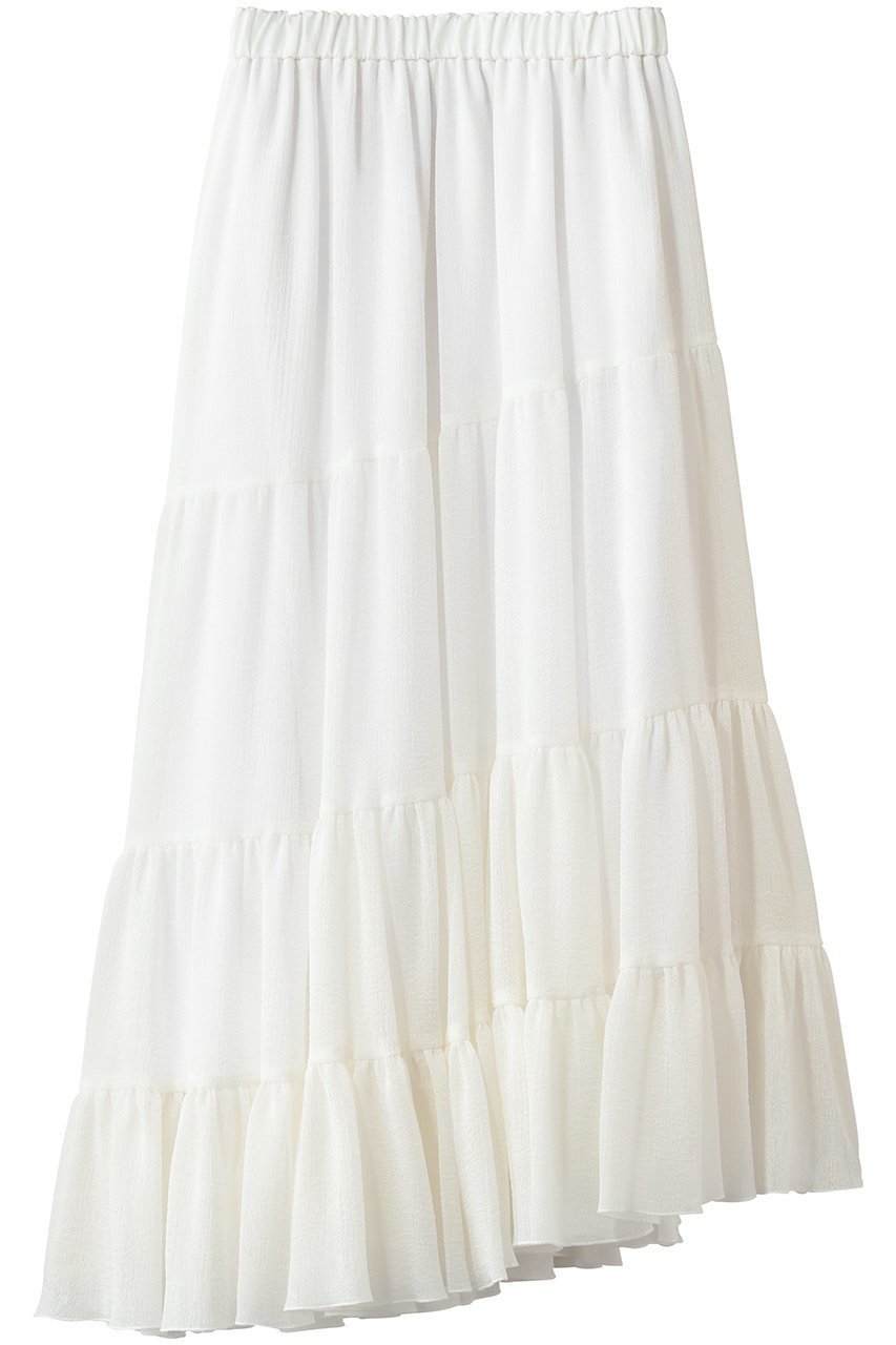 【ジェイドット/j.】の楊柳アセテート ティアードスカート 人気、トレンドファッション・服の通販 founy(ファニー) 　ファッション　Fashion　レディースファッション　Fashion for Women　スカート　Skirts　ティアードスカート　Tiered Skirts　ロングスカート　Long Skirts / Maxi & Midi Skirts　ティアードスカート　Tiered Skirt, Flounced Skirt　ロング　Long, Long-Length　新作・新入荷　New Arrivals / New In　 other-1|ID: prp329100004875616 ipo3291000000036366259