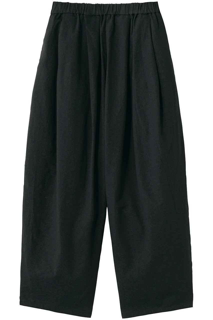 【ミディウミ/MidiUmi】のC/L wide easy tapered PT パンツ インテリア・キッズ・メンズ・レディースファッション・服の通販 founy(ファウニー) 　ファッション　Fashion　レディースファッション　Fashion for Women　パンツ　Pants & Trousers　テーパード　Tapered, Tapered Pants　フィット　Fit, Slim Fit　リネン　Linen, Linen Fabric　ワイド　Wide, Wide Fit　夏　Summer　black|ID: prp329100004875631 ipo3291000000037239833