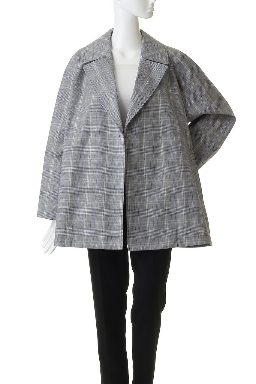 【アルアバイル/allureville】のオーバーサイズショートトレンチコート 人気、トレンドファッション・服の通販 founy(ファニー) 　ファッション　Fashion　レディースファッション　Fashion for Women　アウター　Coat / Outerwear Collection　コート・ロングコート・ピーコート　Long Coats, Peacoats & More　トレンチコート / 春秋の定番アウター　Trench Coats　ショート　Short, Short Length　チェック　Check, Plaid, Tartan　新作・新入荷　New Arrivals / New In　other-8|ID: prp329100004875644 ipo3291000000036366486