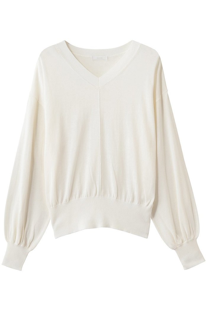 【アルアバイル/allureville】のコットンシルクVネックプルオーバー インテリア・キッズ・メンズ・レディースファッション・服の通販 founy(ファニー) https://founy.com/ ファッション Fashion レディースファッション Fashion for Women トップス・カットソー Cut & Sew Tops ニット Knit Tops & Sweaters カジュアルプルオーバー・ニットトップス Pullovers & Knit Tops / Casual Pullovers Vネックトップス V-Neck Tops / V-Cut Neckline Shirts シルク Silk, 100% Silk シンプル Simple, Minimal |ID: prp329100004875646 ipo3291000000036366488