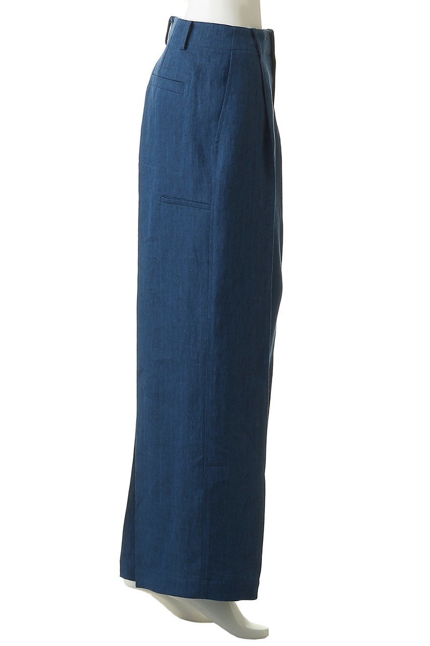 【エブール/ebure】のピュアリネンヘリンボーン ベルテッドワイドパンツ 人気、トレンドファッション・服の通販 founy(ファニー) 　ファッション　Fashion　レディースファッション　Fashion for Women　パンツ　Pants & Trousers　おすすめ　Recommended / Our Picks　イタリア　Italy　ジャケット　Jacket, Outerwear　セットアップ　Set-Up, Coordinated Outfit　ポケット　Pocket, Pocket Detail　リネン　Linen, Linen Fabric　エレガント 上品　Elegant　新作・新入荷　New Arrivals / New In　other-3|ID: prp329100004875647 ipo3291000000036366505