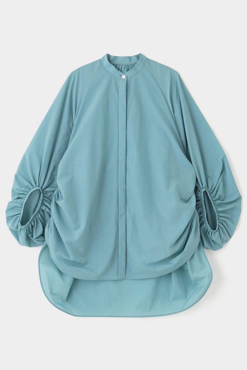 【ル フィル/LE PHIL】の《LE PHIL》ライトナイロンボリュームスリーブブラウス 人気、トレンドファッション・服の通販 founy(ファニー) 　ファッション　Fashion　レディースファッション　Fashion for Women　トップス・カットソー　Cut & Sew Tops　シャツ・ブラウス・オフィスカジュアル　Elegant Blouses & Button-Ups　ボリューム袖・フリルスリーブブラウス　Voluminous & Ruffle Sleeves / Puffy Sleeve Tops　ギャザー　Gathered, Ruffled　スタンダード　Standard, Basic　スポーティ　Sporty, Casual Athletic　スリーブ　Sleeve, Long Sleeve / Short Sleeve　タフタ　Taffeta, Structured Fabric　ドローストリング　Drawstring, Pull Cord　バランス　Balance, Style Balance　ロング　Long, Long-Length　ワイド　Wide, Wide Fit　新作・新入荷　New Arrivals / New In　軽量　Lightweight, Ultra Light　other-2|ID: prp329100004875672 ipo3291000000036366683