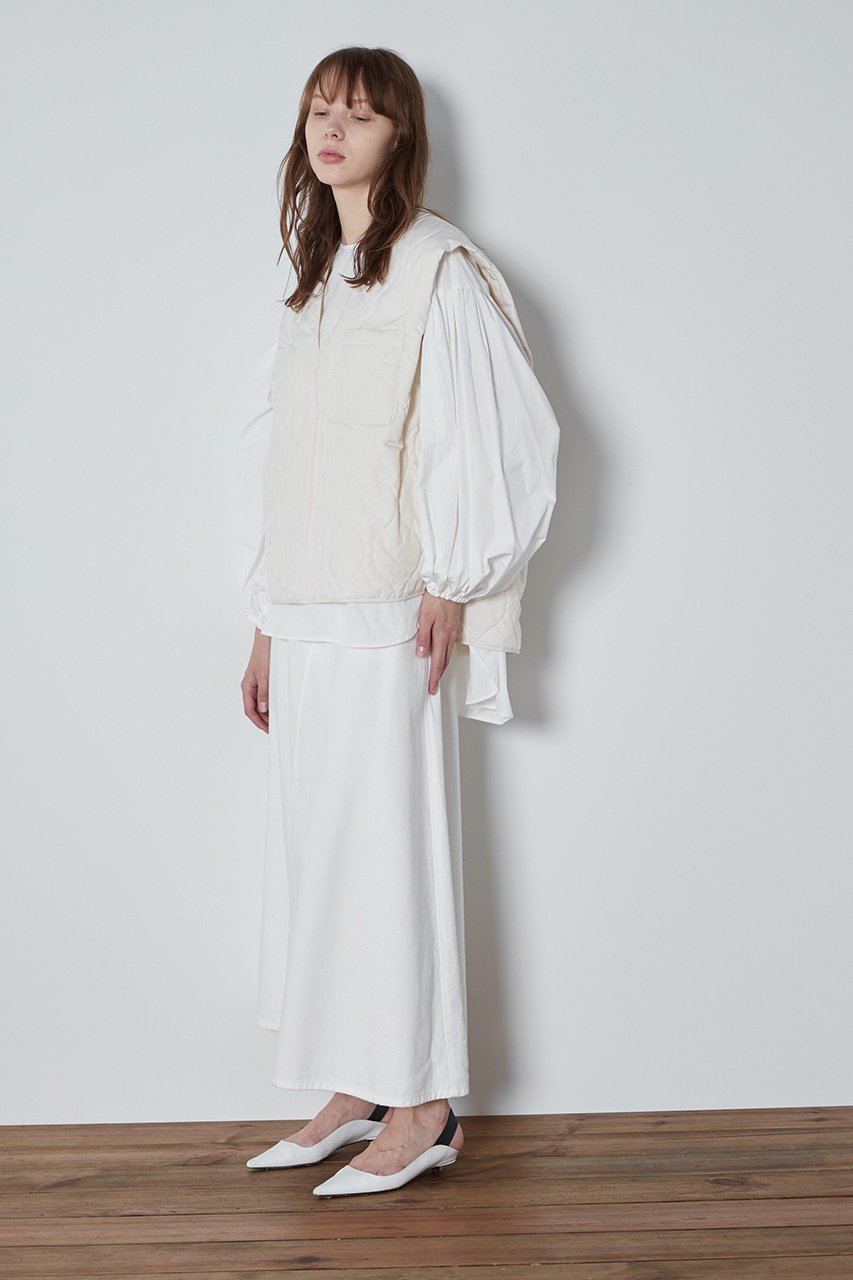 【ル フィル/LE PHIL】のギャザータイプライターブラウス 人気、トレンドファッション・服の通販 founy(ファニー) 　ファッション　Fashion　レディースファッション　Fashion for Women　トップス・カットソー　Cut & Sew Tops　シャツ・ブラウス・オフィスカジュアル　Elegant Blouses & Button-Ups　ギャザー　Gathered, Ruffled　シンプル　Simple, Minimal　スタンダード　Standard, Basic　スリーブ　Sleeve, Long Sleeve / Short Sleeve　ロング　Long, Long-Length　新作・新入荷　New Arrivals / New In　other-7|ID: prp329100004875673 ipo3291000000036366700