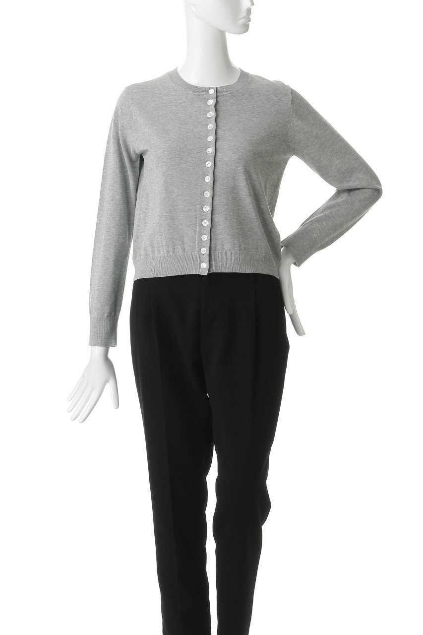 【プルミエ アロンディスモン/1er Arrondissement】のコンパクトボタンカーディガン 人気、トレンドファッション・服の通販 founy(ファニー) 　ファッション　Fashion　レディースファッション　Fashion for Women　トップス・カットソー　Cut & Sew Tops　ニット　Knit Tops & Sweaters　カーディガン・羽織り　Layered Style Cardigans　おすすめ　Recommended / Our Picks　カーディガン　Cardigan, Knitwear　コンパクト　Compact, Small Size　ショート　Short, Short Length　トレンド　Trend, Trending Now　フロント　Front, Front Design　新作・新入荷　New Arrivals / New In　other-2|ID: prp329100004875679 ipo3291000000036366738