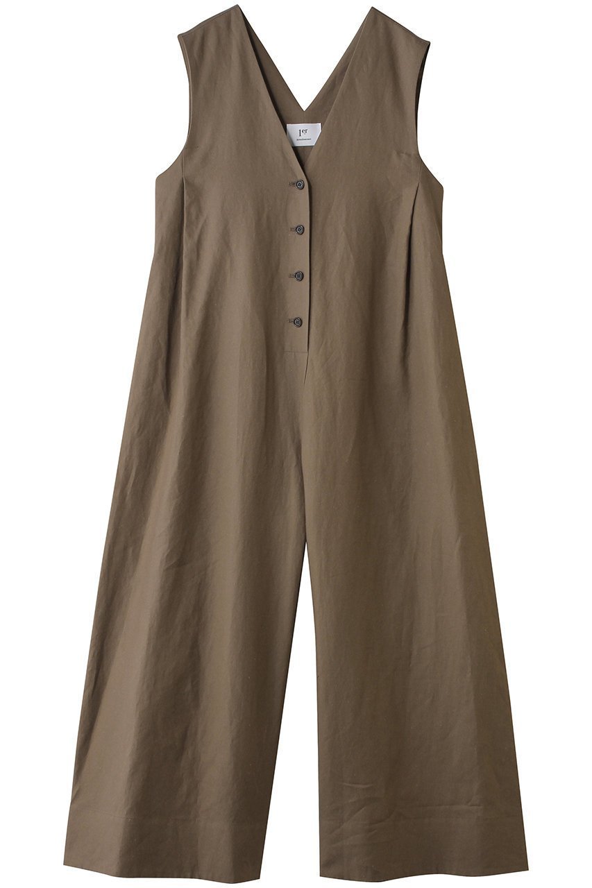 【プルミエ アロンディスモン/1er Arrondissement】のラミーオールインワン 人気、トレンドファッション・服の通販 founy(ファニー) 　ファッション　Fashion　レディースファッション　Fashion for Women　パンツ　Pants & Trousers　サンダル　Sandals, Summer Shoes　ジャケット　Jacket, Outerwear　リネン　Linen, Linen Fabric　新作・新入荷　New Arrivals / New In　 other-1|ID: prp329100004875684 ipo3291000000036366760