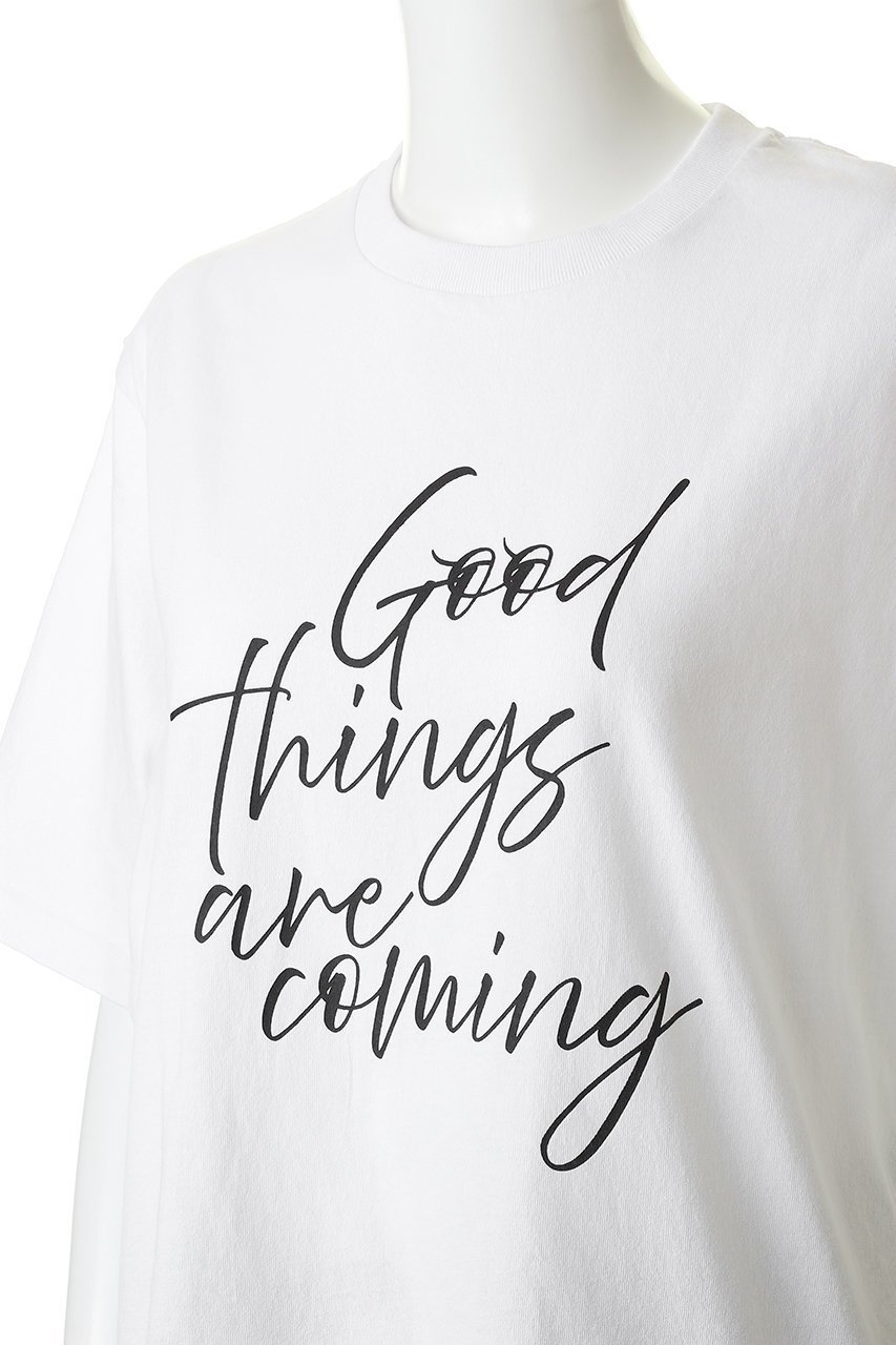 【プルミエ アロンディスモン/1er Arrondissement】のUSコットンロゴプリントTシャツ 人気、トレンドファッション・服の通販 founy(ファニー) 　ファッション　Fashion　レディースファッション　Fashion for Women　トップス・カットソー　Cut & Sew Tops　シャツ・ブラウス・オフィスカジュアル　Elegant Blouses & Button-Ups　ロングTシャツ・Tシャツ　Longline T-Shirts & Tees　カットソー・ベーシックTシャツ　Cut-and-Sewn Tops / Stretch Tees & Basics　ショート　Short, Short Length　スリーブ　Sleeve, Long Sleeve / Short Sleeve　プリント　Print, Printed Pattern　ベーシック　Basic, Essential　エレガント 上品　Elegant　新作・新入荷　New Arrivals / New In　other-5|ID: prp329100004875694 ipo3291000000036366820