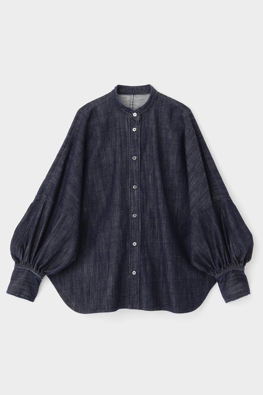 【ル フィル/LE PHIL】の《LE PHIL》ルーズデニムブラウス 人気、トレンドファッション・服の通販 founy(ファニー) 　ファッション　Fashion　レディースファッション　Fashion for Women　トップス・カットソー　Cut & Sew Tops　シャツ・ブラウス・オフィスカジュアル　Elegant Blouses & Button-Ups　インディゴ　Indigo Denim　スリーブ　Sleeve, Long Sleeve / Short Sleeve　デニム　Denim, Jeans Material　バランス　Balance, Style Balance　ビッグ　Big, Oversized　ロング　Long, Long-Length　春　Spring　羽織　Haori, Light Jacket　other-2|ID: prp329100004875707 ipo3291000000036366904