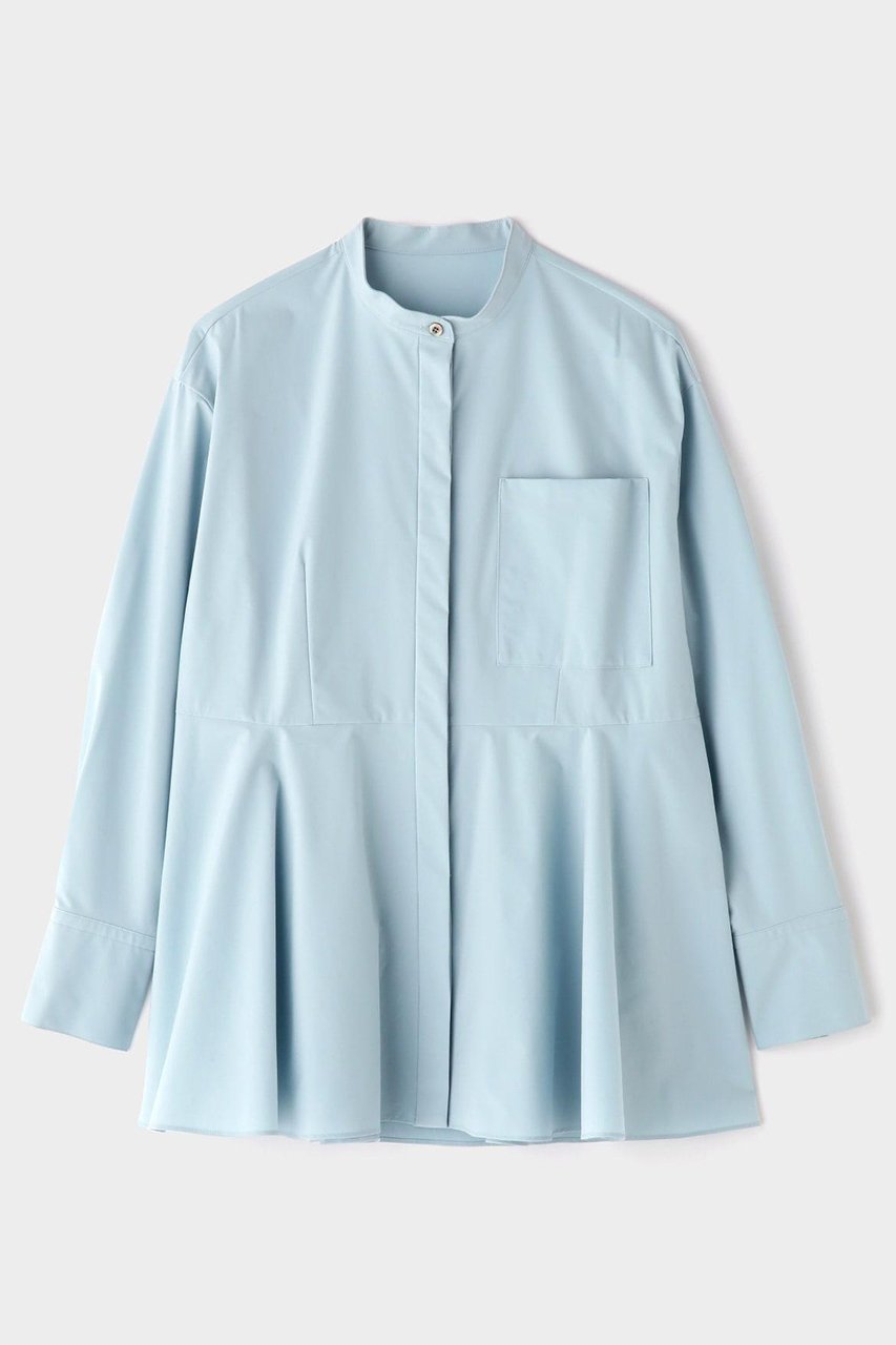 【ル フィル/LE PHIL】の《LE PHIL》SOLOTEX ペプラムブラウス 人気、トレンドファッション・服の通販 founy(ファニー) 　ファッション　Fashion　レディースファッション　Fashion for Women　トップス・カットソー　Cut & Sew Tops　シャツ・ブラウス・オフィスカジュアル　Elegant Blouses & Button-Ups　シンプル　Simple, Minimal　スタンダード　Standard, Basic　ストレッチ　Stretch, Stretchy Fabric　スリーブ　Sleeve, Long Sleeve / Short Sleeve　タフタ　Taffeta, Structured Fabric　ドレープ　Drape, Draping Fabric　フェミニン　Feminine, Girly　フレア　Flare, Flared　ペプラム　Peplum, Flared Hem　ロング　Long, Long-Length　新作・新入荷　New Arrivals / New In　other-2|ID: prp329100004875708 ipo3291000000036366922