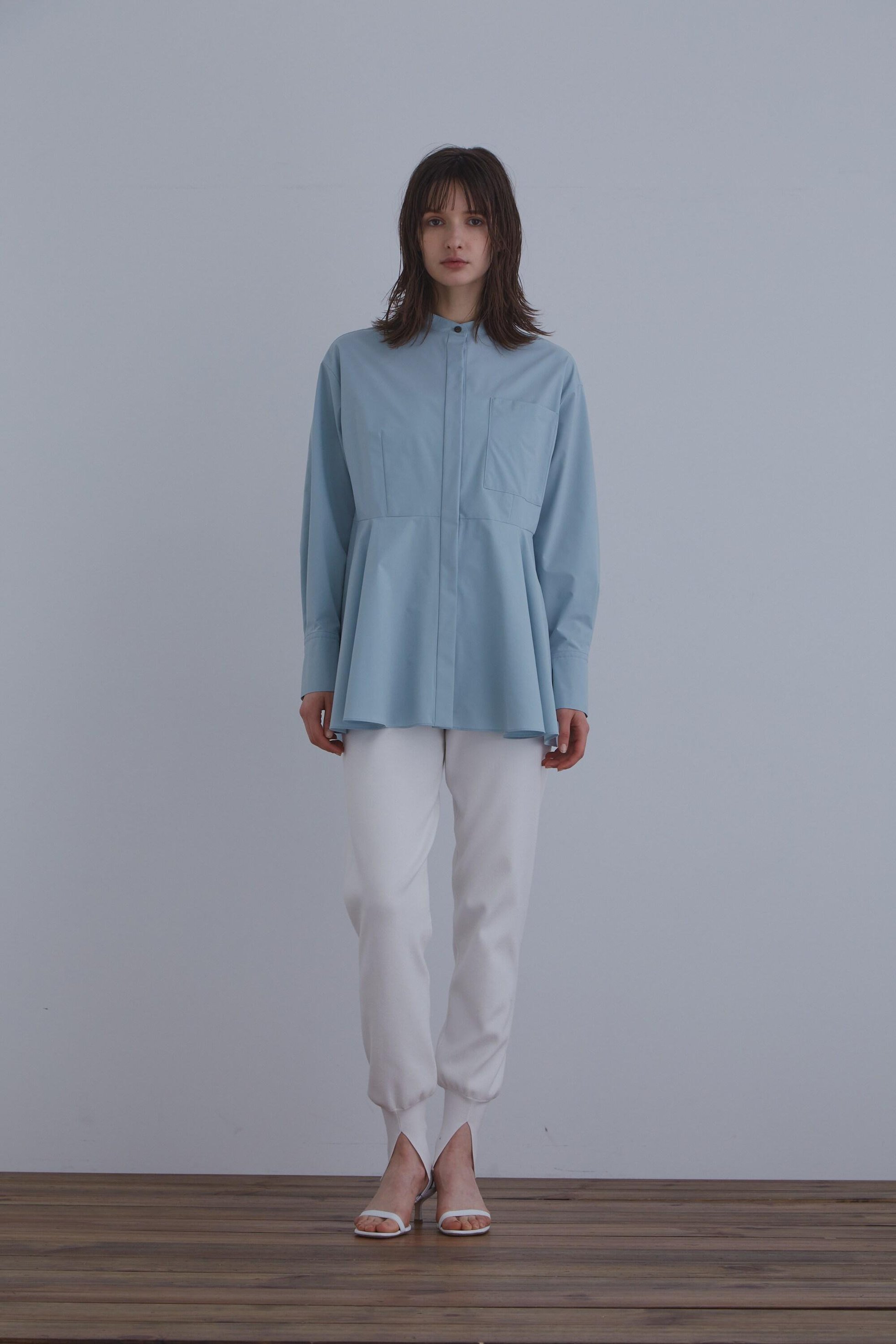 【ル フィル/LE PHIL】の《LE PHIL》SOLOTEX ペプラムブラウス 人気、トレンドファッション・服の通販 founy(ファニー) 　ファッション　Fashion　レディースファッション　Fashion for Women　トップス・カットソー　Cut & Sew Tops　シャツ・ブラウス・オフィスカジュアル　Elegant Blouses & Button-Ups　シンプル　Simple, Minimal　スタンダード　Standard, Basic　ストレッチ　Stretch, Stretchy Fabric　スリーブ　Sleeve, Long Sleeve / Short Sleeve　タフタ　Taffeta, Structured Fabric　ドレープ　Drape, Draping Fabric　フェミニン　Feminine, Girly　フレア　Flare, Flared　ペプラム　Peplum, Flared Hem　ロング　Long, Long-Length　新作・新入荷　New Arrivals / New In　other-3|ID: prp329100004875708 ipo3291000000036366923