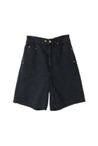 【クルニ/CULLNI】の【UNISEX】Asymmetrical ポケット デニムハーフパンツ 大人の最旬トレンドファッション＆コーディネート founy(ファウニー) ファッション Fashion レディースファッション Fashion for Women パンツ Pants & Trousers ショートパンツ・ハーフパンツ High-Waisted & Relaxed Shorts ユニセックス Unisex, Genderless アシンメトリー Asymmetrical Style コイン Coin, Coin Design ショート Short, Short Length ジャケット Jacket, Outerwear セットアップ Set-Up, Coordinated Outfit ダブル Double, Double-Breasted ポケット Pocket, Pocket Detail thumbnail フルブラック|ID: prp329100004875741 ipo3291000000036874478