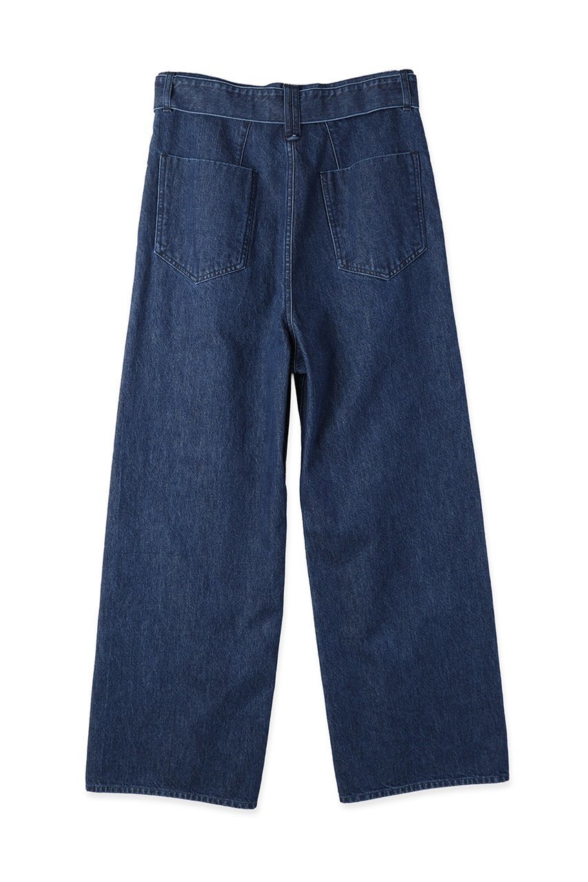 【クルニ/CULLNI】の【UNISEX】Asymmetrical ポケット エキストラ ワイドデニムパンツ with ロングベルト 人気、トレンドファッション・服の通販 founy(ファニー) 　ファッション　Fashion　レディースファッション　Fashion for Women　パンツ　Pants & Trousers　デニムパンツ・ジーンズ・美脚デニム　Denim Jeans & Pants　ベルト&ウエストマーク　Belts & Waist Accessories　ユニセックス　Unisex, Genderless　アシンメトリー　Asymmetrical Style　コイン　Coin, Coin Design　ジャケット　Jacket, Outerwear　セットアップ　Set-Up, Coordinated Outfit　ダブル　Double, Double-Breasted　デニム　Denim, Jeans Material　ポケット　Pocket, Pocket Detail　ロング　Long, Long-Length　新作・新入荷　New Arrivals / New In　other-2|ID: prp329100004875742 ipo3291000000036367122