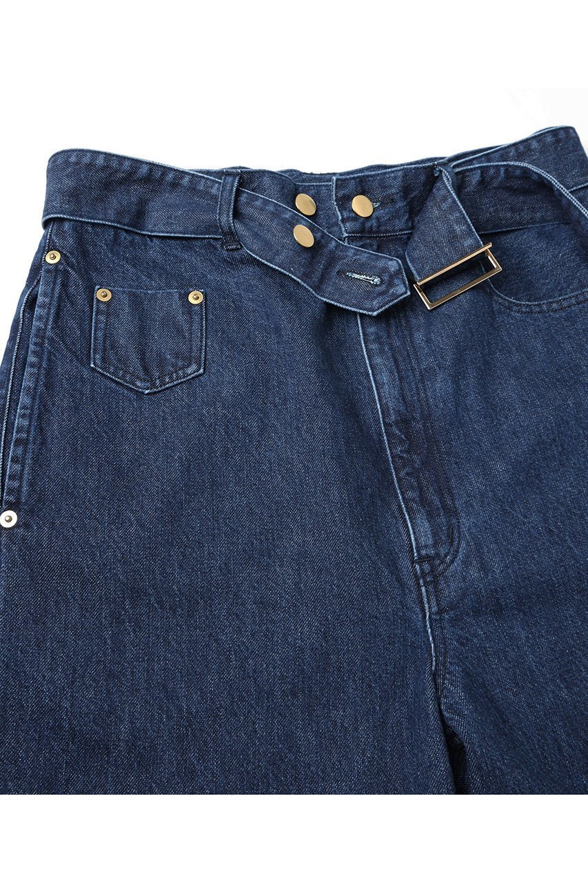 【クルニ/CULLNI】の【UNISEX】Asymmetrical ポケット エキストラ ワイドデニムパンツ with ロングベルト 人気、トレンドファッション・服の通販 founy(ファニー) 　ファッション　Fashion　レディースファッション　Fashion for Women　パンツ　Pants & Trousers　デニムパンツ・ジーンズ・美脚デニム　Denim Jeans & Pants　ベルト&ウエストマーク　Belts & Waist Accessories　ユニセックス　Unisex, Genderless　アシンメトリー　Asymmetrical Style　コイン　Coin, Coin Design　ジャケット　Jacket, Outerwear　セットアップ　Set-Up, Coordinated Outfit　ダブル　Double, Double-Breasted　デニム　Denim, Jeans Material　ポケット　Pocket, Pocket Detail　ロング　Long, Long-Length　新作・新入荷　New Arrivals / New In　other-4|ID: prp329100004875742 ipo3291000000036367125