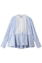 【ティアラ/Tiara】の《別注》【MARILYN MOON】フロントフリルブラウス 人気、トレンドファッション・服の通販 founy(ファニー) ファッション Fashion レディースファッション Fashion for Women トップス・カットソー Cut & Sew Tops シャツ・ブラウス・オフィスカジュアル Elegant Blouses & Button-Ups ストライプ Stripe, Striped Pattern スリーブ Sleeve, Long Sleeve / Short Sleeve デニム Denim, Jeans Material フリル Frill, Ruffle ペプラム Peplum, Flared Hem ロング Long, Long-Length 別注 Limited Edition, Custom Order 新作・新入荷 New Arrivals / New In thumbnail ストライプ|ID: prp329100004875758 ipo3291000000036367209