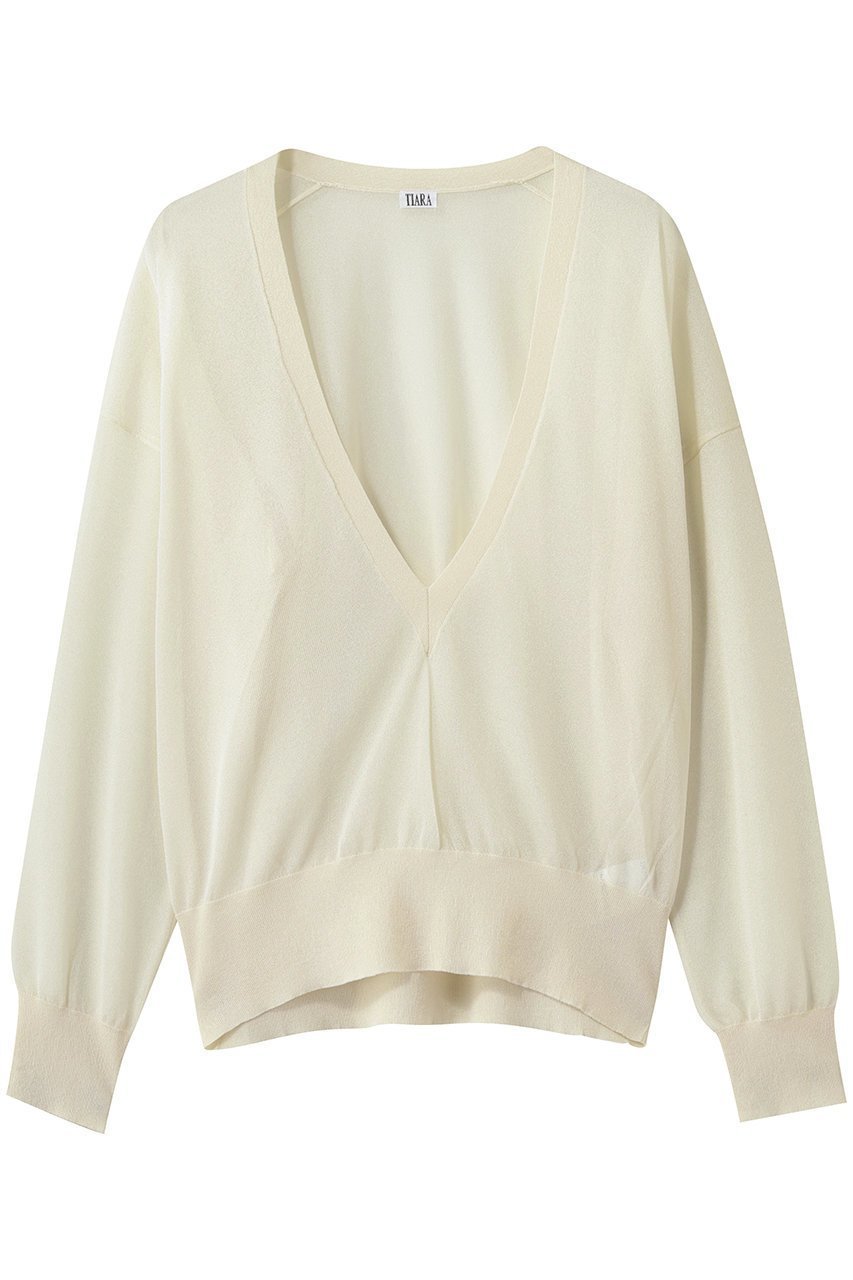 【ティアラ/Tiara】のVネックシアーニット 人気、トレンドファッション・服の通販 founy(ファニー) 　ファッション　Fashion　レディースファッション　Fashion for Women　トップス・カットソー　Cut & Sew Tops　ニット　Knit Tops & Sweaters　カジュアルプルオーバー・ニットトップス　Pullovers & Knit Tops / Casual Pullovers　Vネックトップス　V-Neck Tops / V-Cut Neckline Shirts　カーディガン　Cardigan, Knitwear　キャミソール　Camisole, Spaghetti Strap Top　シアー　Sheer, See-Through　新作・新入荷　New Arrivals / New In　 other-1|ID: prp329100004875762 ipo3291000000036367226