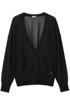 【ティアラ/Tiara】のVネックシアーニット 人気、トレンドファッション・服の通販 founy(ファニー) ファッション Fashion レディースファッション Fashion for Women トップス・カットソー Cut & Sew Tops ニット Knit Tops & Sweaters カジュアルプルオーバー・ニットトップス Pullovers & Knit Tops / Casual Pullovers Vネックトップス V-Neck Tops / V-Cut Neckline Shirts カーディガン Cardigan, Knitwear キャミソール Camisole, Spaghetti Strap Top シアー Sheer, See-Through 新作・新入荷 New Arrivals / New In thumbnail ブラック|ID: prp329100004875762 ipo3291000000036367230