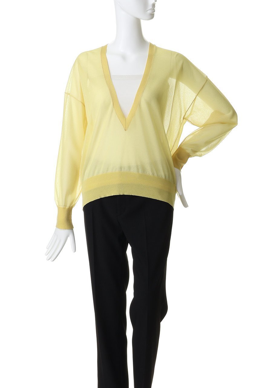 【ティアラ/Tiara】のVネックシアーニット 人気、トレンドファッション・服の通販 founy(ファニー) 　ファッション　Fashion　レディースファッション　Fashion for Women　トップス・カットソー　Cut & Sew Tops　ニット　Knit Tops & Sweaters　カジュアルプルオーバー・ニットトップス　Pullovers & Knit Tops / Casual Pullovers　Vネックトップス　V-Neck Tops / V-Cut Neckline Shirts　カーディガン　Cardigan, Knitwear　キャミソール　Camisole, Spaghetti Strap Top　シアー　Sheer, See-Through　新作・新入荷　New Arrivals / New In　other-2|ID: prp329100004875762 ipo3291000000036367232