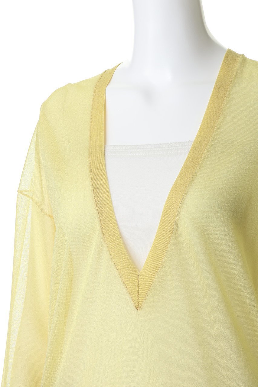 【ティアラ/Tiara】のVネックシアーニット 人気、トレンドファッション・服の通販 founy(ファニー) 　ファッション　Fashion　レディースファッション　Fashion for Women　トップス・カットソー　Cut & Sew Tops　ニット　Knit Tops & Sweaters　カジュアルプルオーバー・ニットトップス　Pullovers & Knit Tops / Casual Pullovers　Vネックトップス　V-Neck Tops / V-Cut Neckline Shirts　カーディガン　Cardigan, Knitwear　キャミソール　Camisole, Spaghetti Strap Top　シアー　Sheer, See-Through　新作・新入荷　New Arrivals / New In　other-5|ID: prp329100004875762 ipo3291000000036367235