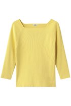 【ティアラ/Tiara】のスクエアネックリブニット 人気、トレンドファッション・服の通販 founy(ファニー) ファッション Fashion レディースファッション Fashion for Women トップス・カットソー Cut & Sew Tops ニット Knit Tops & Sweaters カジュアルプルオーバー・ニットトップス Pullovers & Knit Tops / Casual Pullovers なめらか Smooth, Silky Texture インナー Innerwear シンプル Simple, Minimal スクエア Square, Square Shape デコルテ Décolleté, Neckline 新作・新入荷 New Arrivals / New In thumbnail イエロー|ID: prp329100004875763 ipo3291000000036367238