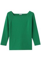 【ティアラ/Tiara】のスクエアネックリブニット 人気、トレンドファッション・服の通販 founy(ファニー) ファッション Fashion レディースファッション Fashion for Women トップス・カットソー Cut & Sew Tops ニット Knit Tops & Sweaters カジュアルプルオーバー・ニットトップス Pullovers & Knit Tops / Casual Pullovers なめらか Smooth, Silky Texture インナー Innerwear シンプル Simple, Minimal スクエア Square, Square Shape デコルテ Décolleté, Neckline 新作・新入荷 New Arrivals / New In thumbnail グリーン|ID: prp329100004875763 ipo3291000000036367239