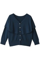 【ティアラ/Tiara】のVネックケープニット 人気、トレンドファッション・服の通販 founy(ファニー) ファッション Fashion レディースファッション Fashion for Women トップス・カットソー Cut & Sew Tops ニット Knit Tops & Sweaters カーディガン・羽織り Layered Style Cardigans Vネックトップス V-Neck Tops / V-Cut Neckline Shirts とろみ Fluid, Flowy Fabric カーディガン Cardigan, Knitwear コンパクト Compact, Small Size フレア Flare, Flared エレガント 上品 Elegant 新作・新入荷 New Arrivals / New In thumbnail ブルー|ID: prp329100004875765 ipo3291000000036367251