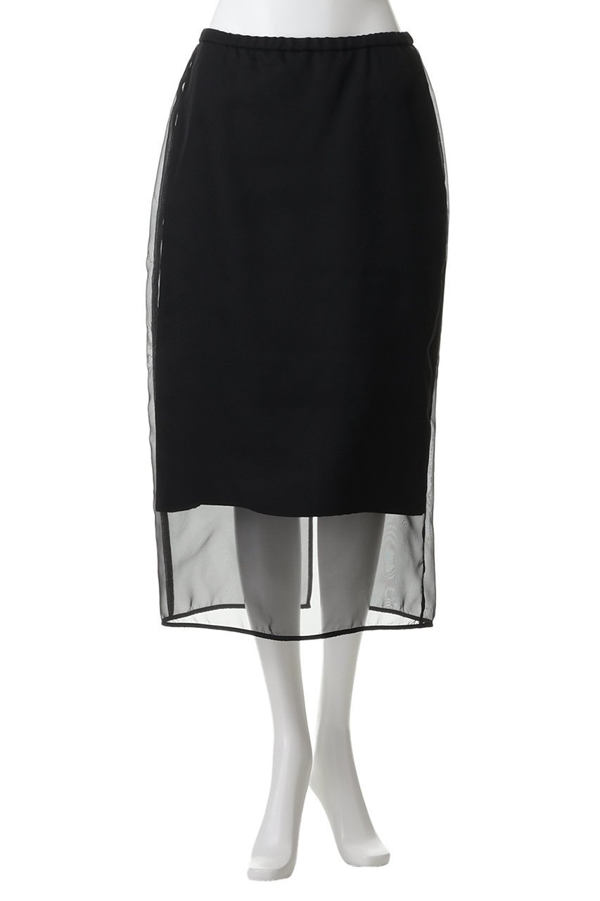 【ティアラ/Tiara】のオーガンジータイトスカート 人気、トレンドファッション・服の通販 founy(ファニー) 　ファッション　Fashion　レディースファッション　Fashion for Women　スカート　Skirts　ロングスカート　Long Skirts / Maxi & Midi Skirts　オーガンジー　Organza Fabric　シアー　Sheer, See-Through　シンプル　Simple, Minimal　タイトスカート　Pencil Skirt, Tight Skirt　トレンド　Trend, Trending Now　バランス　Balance, Style Balance　ベーシック　Basic, Essential　ロング　Long, Long-Length　新作・新入荷　New Arrivals / New In　other-2|ID: prp329100004875768 ipo3291000000036367273