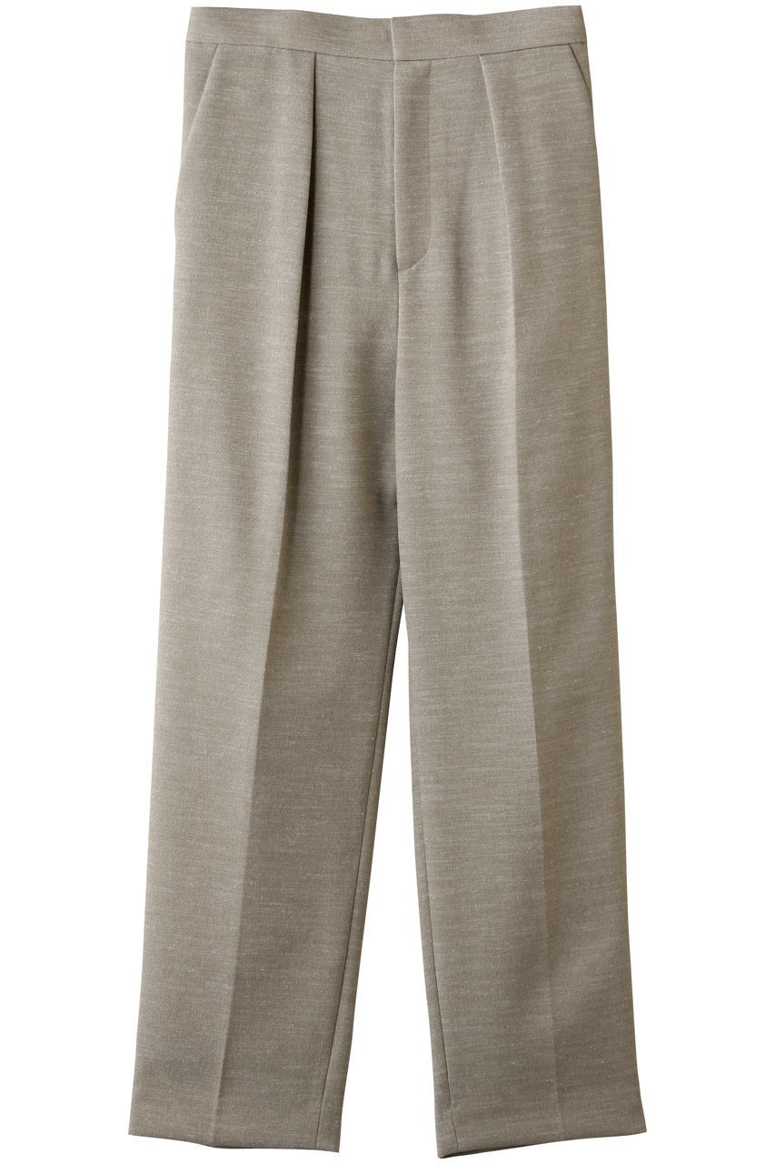 【ティアラ/Tiara】のタックテーパードパンツ 人気、トレンドファッション・服の通販 founy(ファニー) 　ファッション　Fashion　レディースファッション　Fashion for Women　パンツ　Pants & Trousers　センター　Center, Center Line　テーパード　Tapered, Tapered Pants　メランジ　Melange, Mixed Yarn　エレガント 上品　Elegant　新作・新入荷　New Arrivals / New In　 other-1|ID: prp329100004875775 ipo3291000000036367313